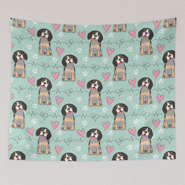 Item preview, Love Beagle - Blue tick designed and sold by Lulupainting.