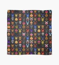 NEW - FNAF Multiple Animatronics - (Dec 2016) - Pixel art Scarf