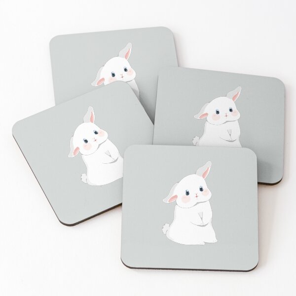 Item preview, Claude the Rabbit Stand for Food | Frosty Holland Lop Rabbit | Bunniesmee  designed and sold by bunniesmee.