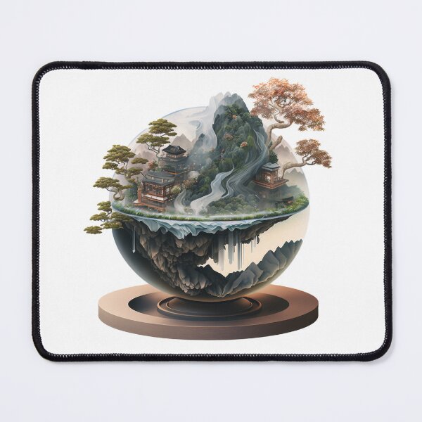 Item preview, Mountains, Earth and Trees in Isometric Globe: A Stunning View designed and sold by Happy1-2.