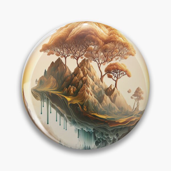 Item preview, Mountains, Earth and Trees in Isometric Globe: A Stunning View designed and sold by Happy1-2.