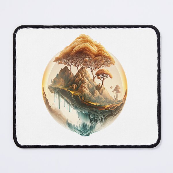 Item preview, Mountains, Earth and Trees in Isometric Globe: A Stunning View designed and sold by Happy1-2.