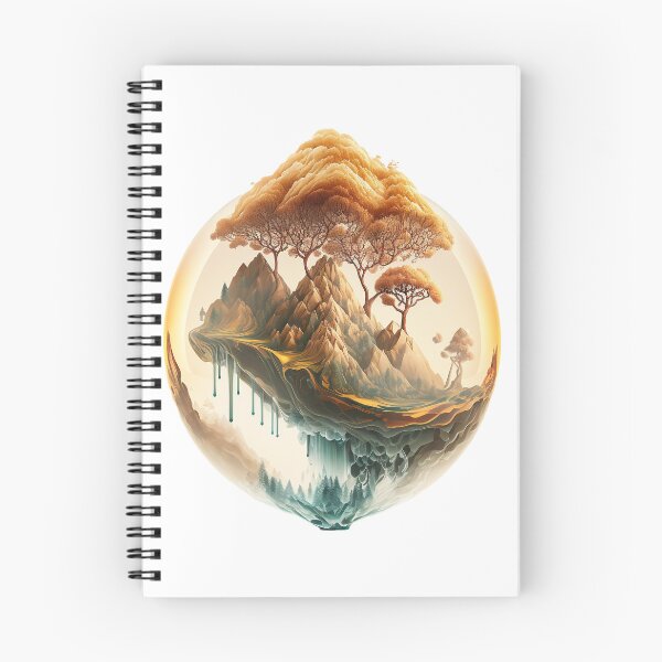 Item preview, Mountains, Earth and Trees in Isometric Globe: A Stunning View designed and sold by Happy1-2.