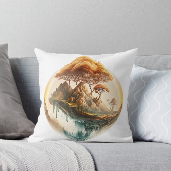 Item preview, Mountains, Earth and Trees in Isometric Globe: A Stunning View designed and sold by Happy1-2.