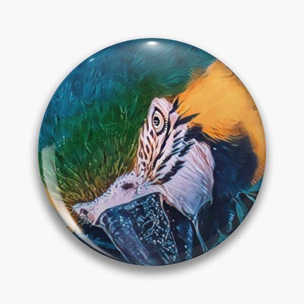 Item preview, Blue Parrot Art Print - For a parrot owner, for a parrot breeder, for a nature lover. designed and sold by Wentoo.