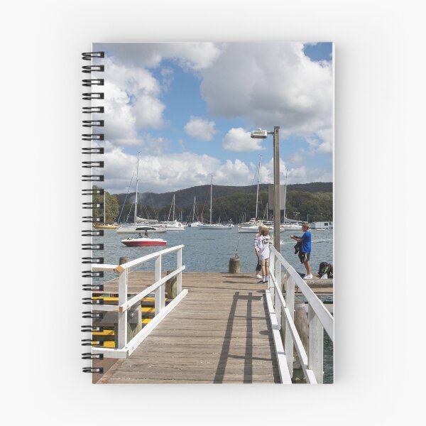 Item preview, Church Point Wharf Boys fishing  designed and sold by Martin Berry Photography.