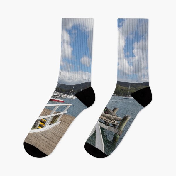 Item preview, Church Point Wharf Boys fishing designed and sold by Martin Berry Photography.