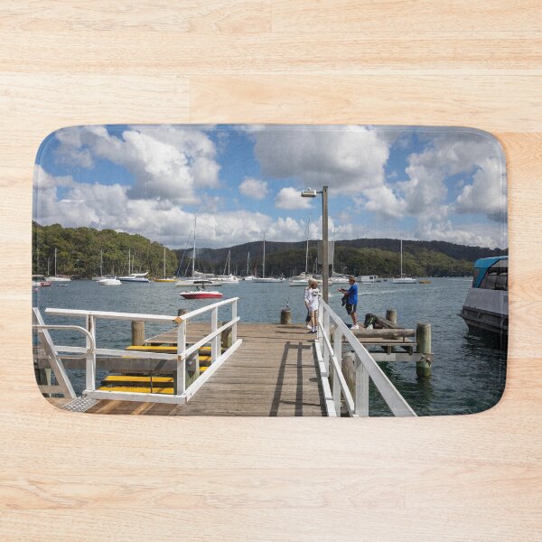 Item preview, Church Point Wharf Boys fishing  designed and sold by Martin Berry Photography.