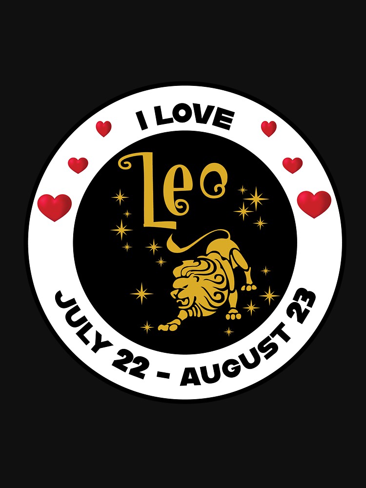 Leo Zodiac Sign July 22 August 23 Essential T Shirt