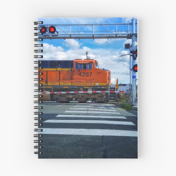 Item preview, Red Coal Train Crossing designed and sold by StudioNonoa.