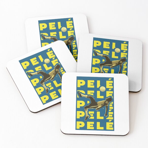 Item preview, Pele 10 Brazilian Football Player Illustration designed and sold by byFizCreative.