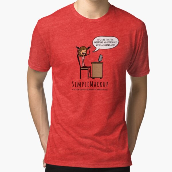 Apostrophe Stress Tri-blend T-Shirt