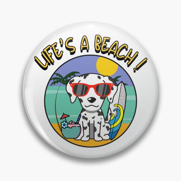 Item preview, Dalmatian on the beach designed and sold by Pet Station.