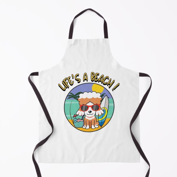 Item preview, Brown dog on the beach designed and sold by Pet Station.
