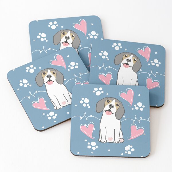 Item preview, Love Beagle - Blue Tricolor 3 designed and sold by Lulupainting.