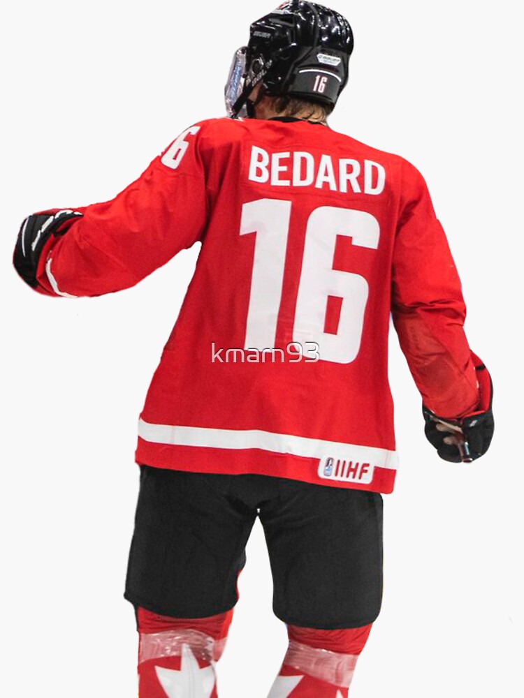 Connor Bedard Team Canada Sticker For Sale By Kmarn93 Redbubble