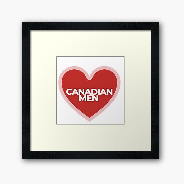Aperçu de l'œuvre J'aime les hommes canadiens créée et vendue par Itsheartshop.