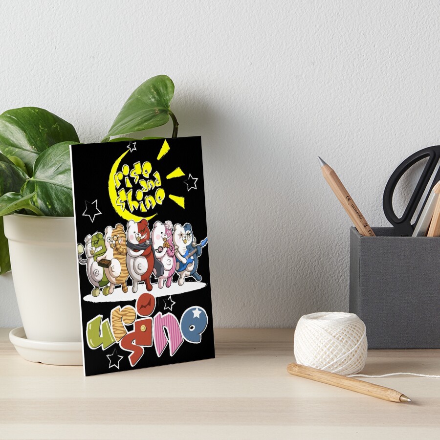 Lámina rígida «Rise and Shine, Ursine Danganronpa V3» de nsissyfour