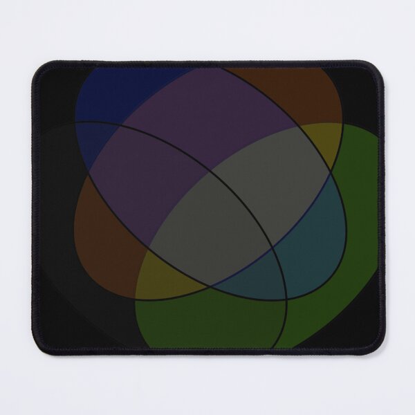 Item preview, Geometric symmetrical Rainbow Venn diagram designed and sold by xenxanses2.