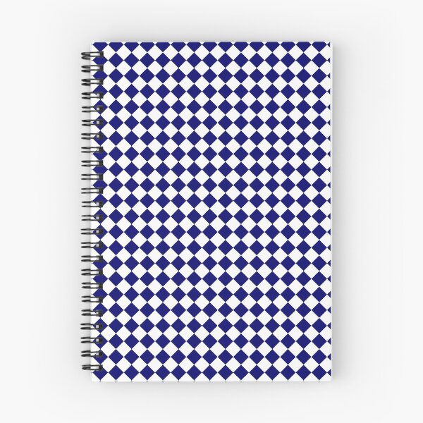 Item preview, Navy Blue Diagonal checks designed and sold by coverinlove.