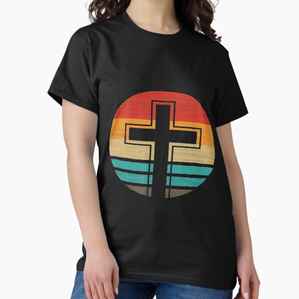 Item preview, Jesus Cross Retro Style Vintage christian designed and sold by bronwynmares.