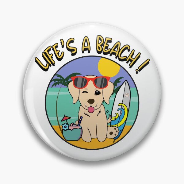 Item preview, Retriever on the beach designed and sold by Pet Station.