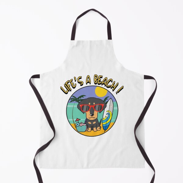Item preview, Dachshund on the beach designed and sold by Pet Station.