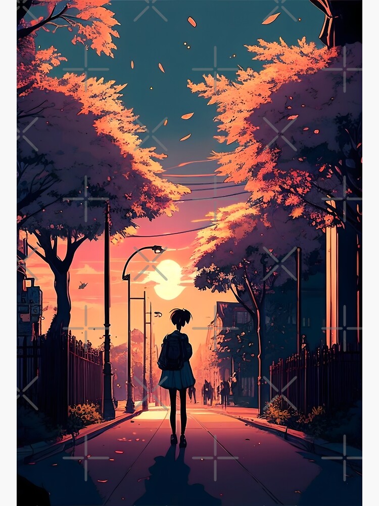 Anime Girls Silhouette Biking City Sunset 4K Wallpaper iPhone HD Phone  #6300f