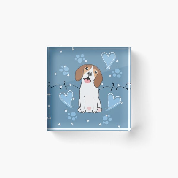 Item preview, Love Beagle - Chocolate Tricolor 1 designed and sold by Lulupainting.