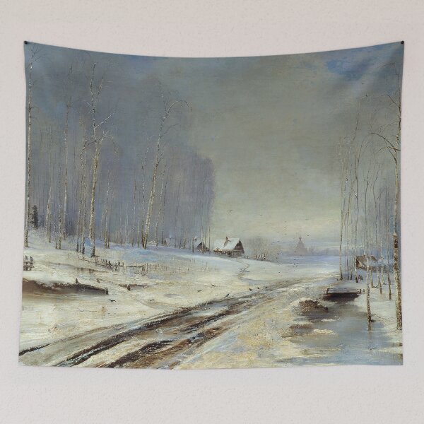 Item preview, Winter scenery - Sea of Mud by Alexei Kondratievich Savrasov designed and sold by AR-shop.