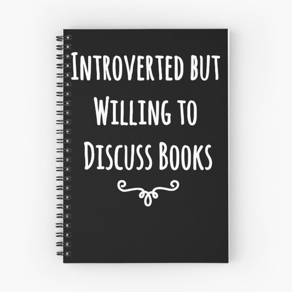 Item preview, Introverted but Willing to Discuss Books designed and sold by EnzoVectorism.