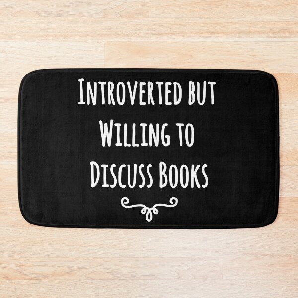 Item preview, Introverted but Willing to Discuss Books designed and sold by EnzoVectorism.