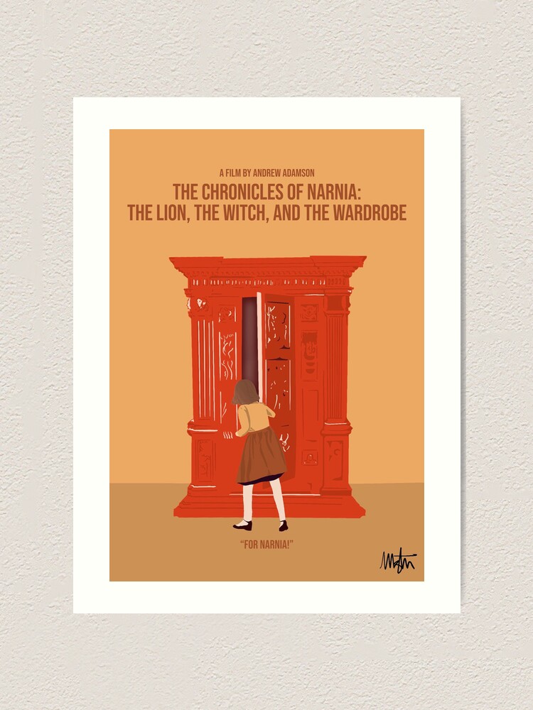 Chronicles of Narnia Quote Lion Witch & Wardrobe Print 