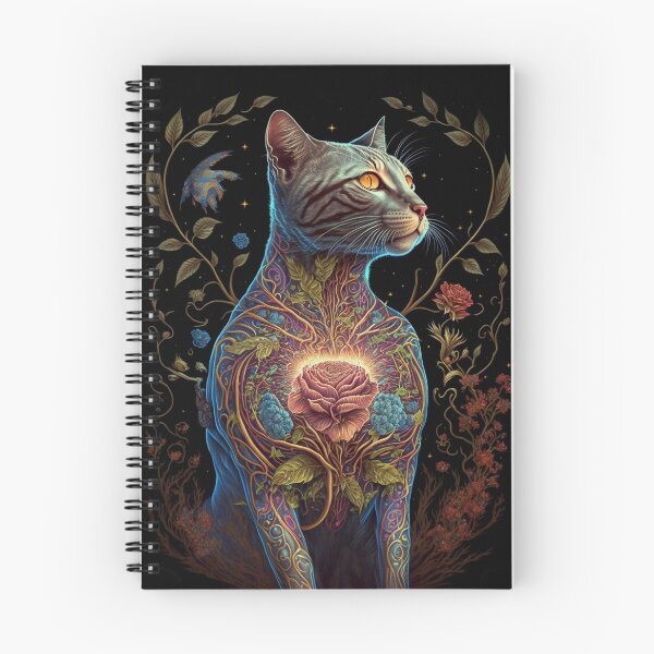 Item preview, floral cat 3 designed and sold by DrSoed.