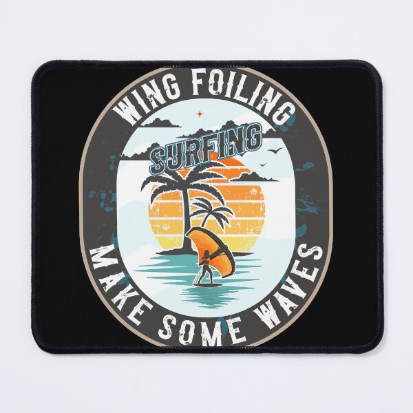Item preview, WING FOILING MAKE SOME WAVES designed and sold by HomeCoquette.