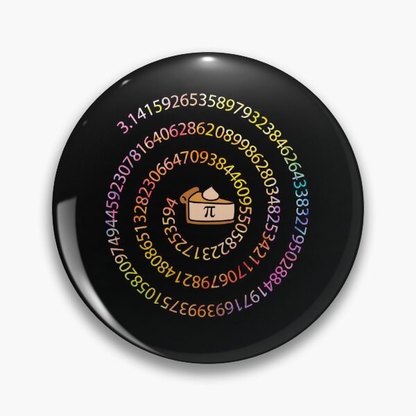 Item preview, Spiral Pi Math Symbol Funny Digits of Pi Rainbow 3.14 Pi Day Math Teacher designed and sold by CoolCreative.