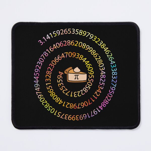 Item preview, Spiral Pi Math Symbol Funny Digits of Pi Rainbow 3.14 Pi Day Math Teacher designed and sold by CoolCreative.
