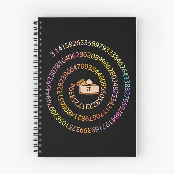 Item preview, Spiral Pi Math Symbol Funny Digits of Pi Rainbow 3.14 Pi Day Math Teacher designed and sold by CoolCreative.