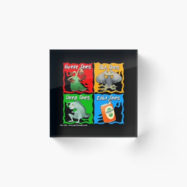 Lovecraftian Ones Acrylic Block