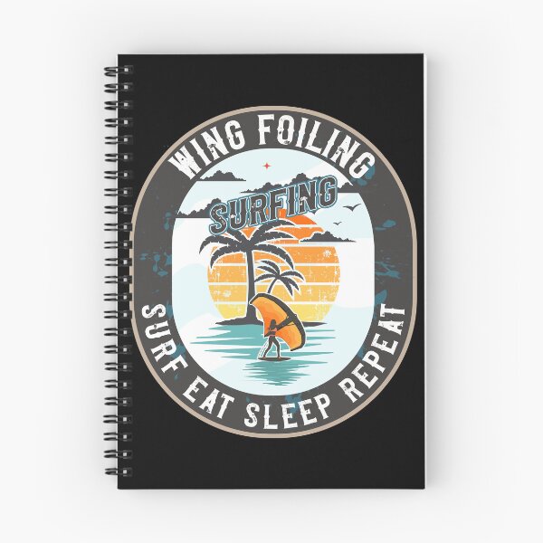 Item preview, WING FOILING SURF EAT SLEEP REPEAT designed and sold by HomeCoquette.