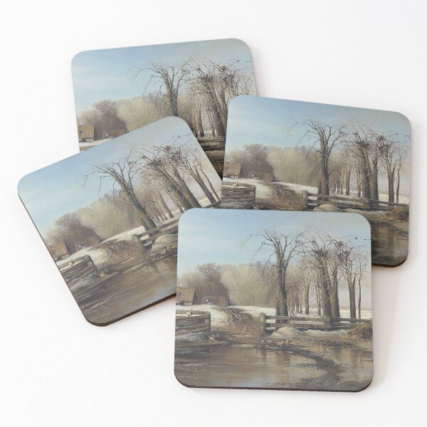 Item preview, Winter scenery - A spring day by Alexei Kondratievich Savrasov designed and sold by AR-shop.
