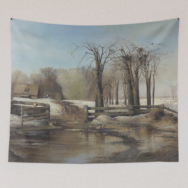 Item preview, Winter scenery - A spring day by Alexei Kondratievich Savrasov designed and sold by AR-shop.