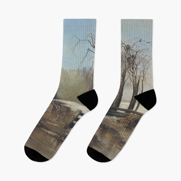 Item preview, Winter scenery - A spring day by Alexei Kondratievich Savrasov designed and sold by AR-shop.