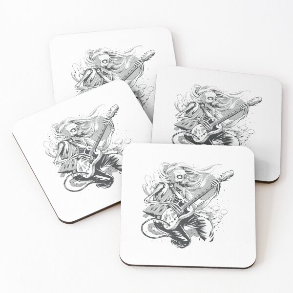 Item preview, skeleton guitarist designed and sold by DerSenat.