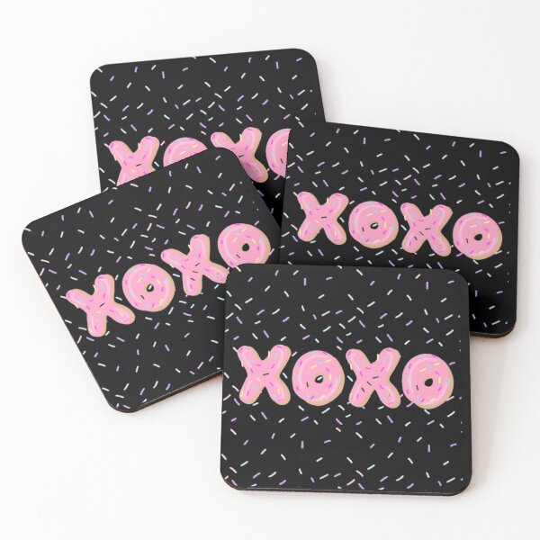 Item preview, XOXO Pink Sprinkled Donuts designed and sold by LMoonDesigns.