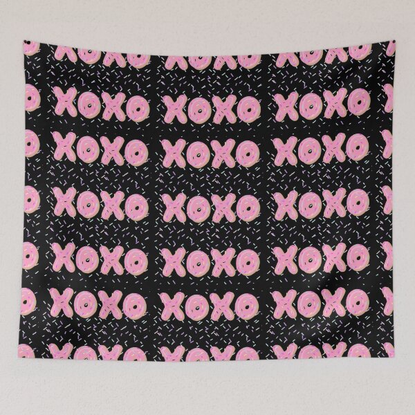 Item preview, XOXO Pink Sprinkled Donuts designed and sold by LMoonDesigns.