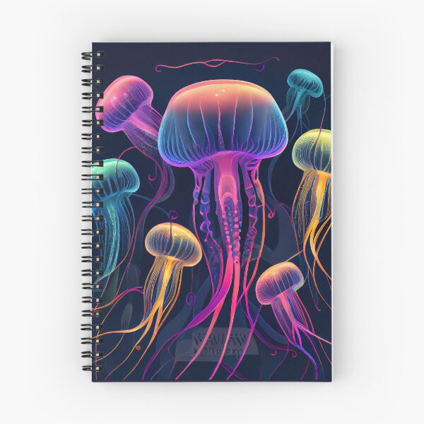 Item preview, Underwater Magic: A Rainbow-Hued Jellyfish Multicolor Design designed and sold by UltraGraphics.