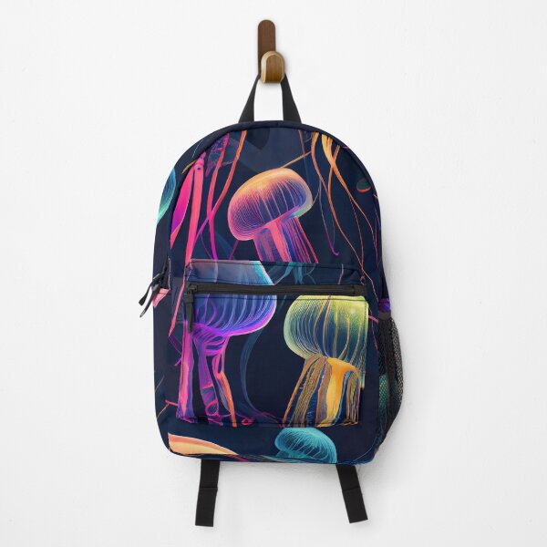 Item preview, Underwater Magic: A Rainbow-Hued Jellyfish Multicolor Design designed and sold by UltraGraphics.