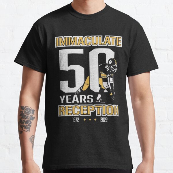 Franco Harris 1950 2022 Immaculate Reception 50th Anniversary The Greatest  Play In Football History Unisex T-Shirt - REVER LAVIE