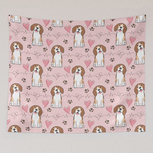 Item preview, Love Beagle - Chocolate Tricolor 3 designed and sold by Lulupainting.